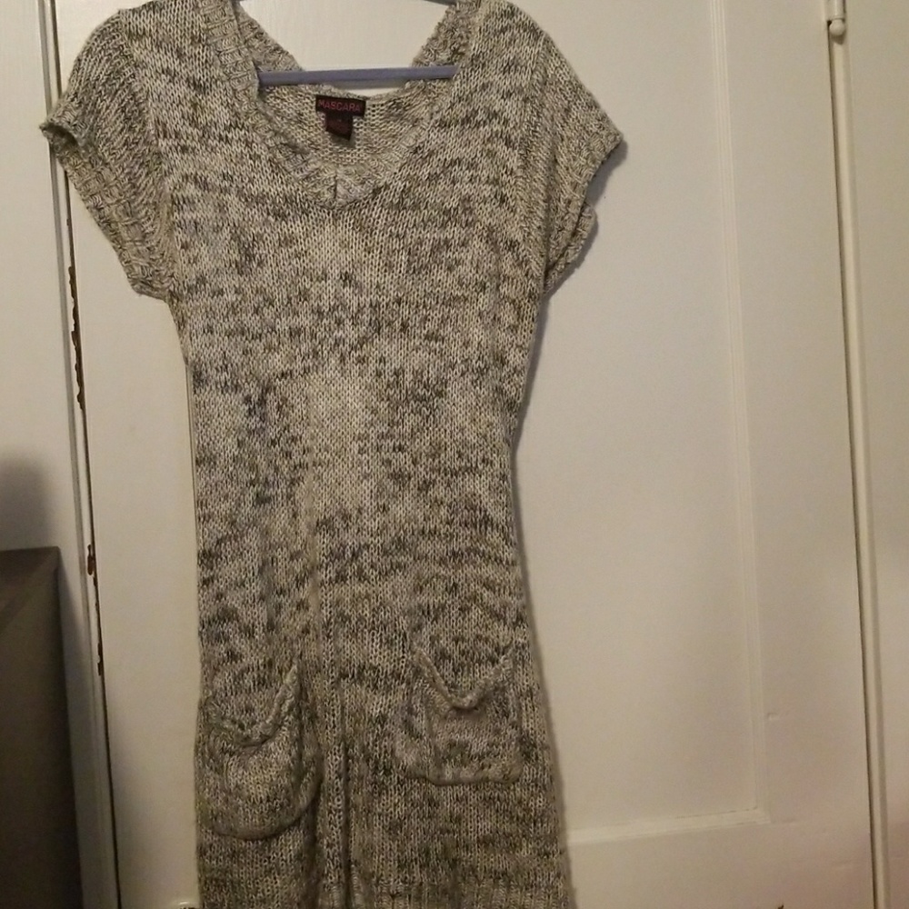 A sweater dress